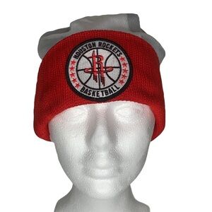 New Era Houston Rockets Tip Off Series Cuffed Knit Hat Beanie Gray Red White
